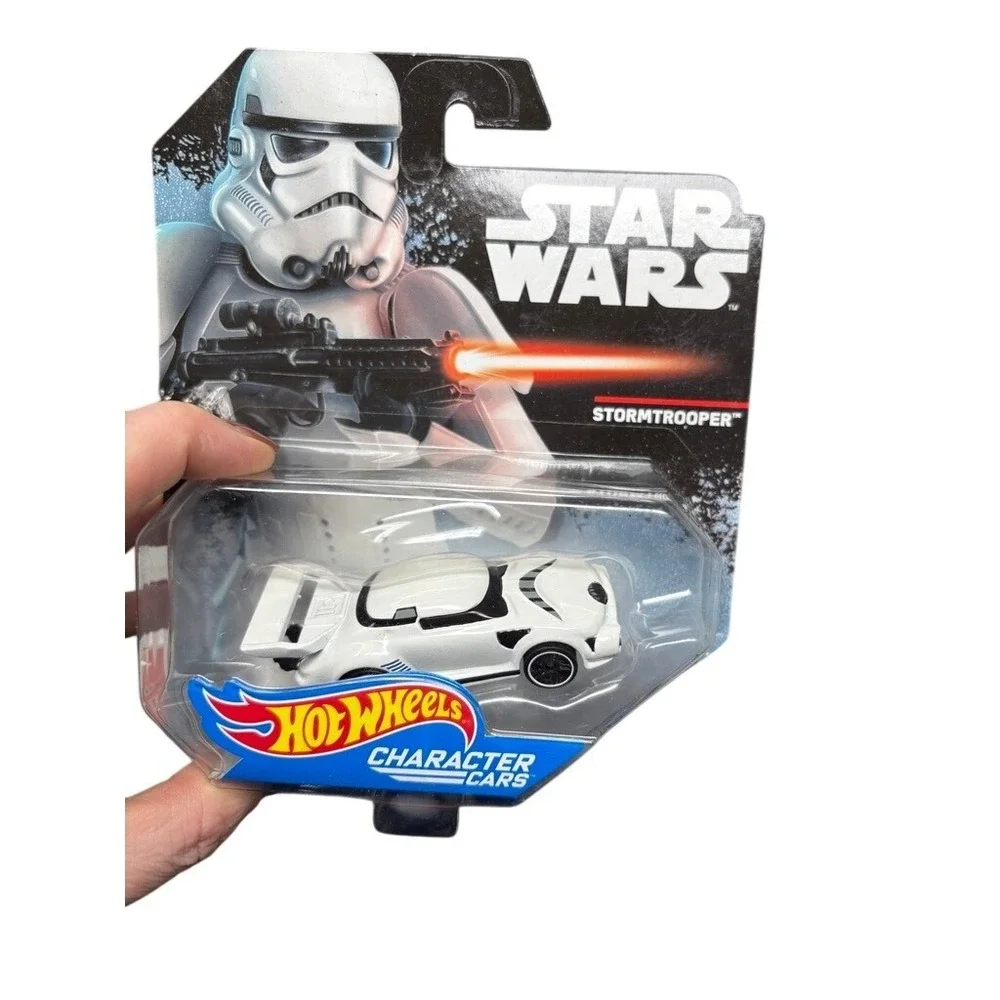 Hot Wheels Star Wars Character Cars Lot 6 Darth Vader Boba Fett Stormtrooper R2D